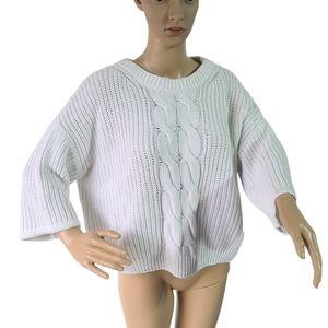 H&M cropped knitted sweater